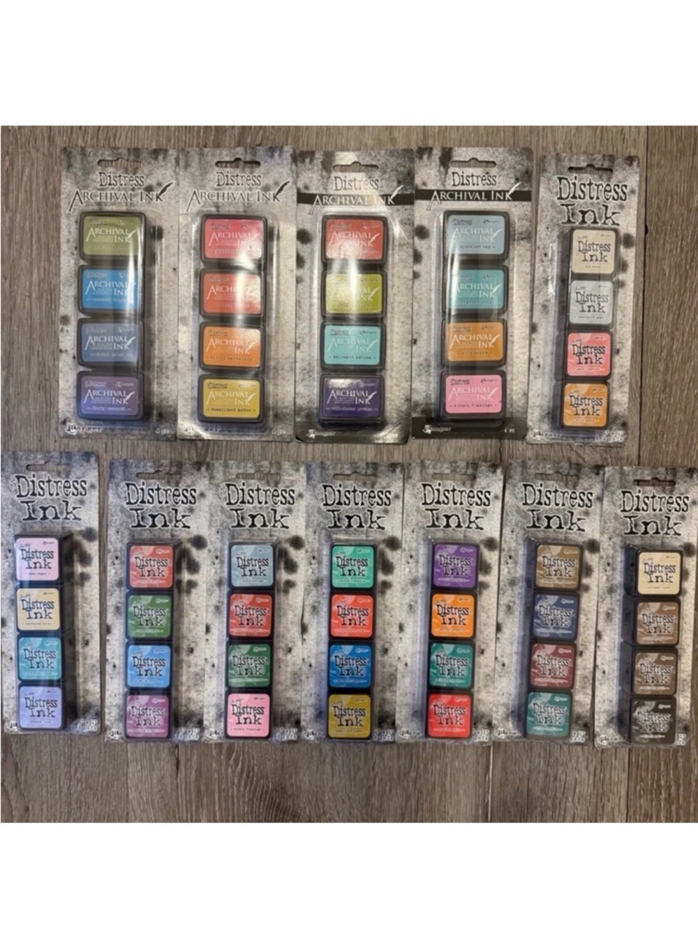 Distress Ink Archival Set - Bold and Vibrant Hues